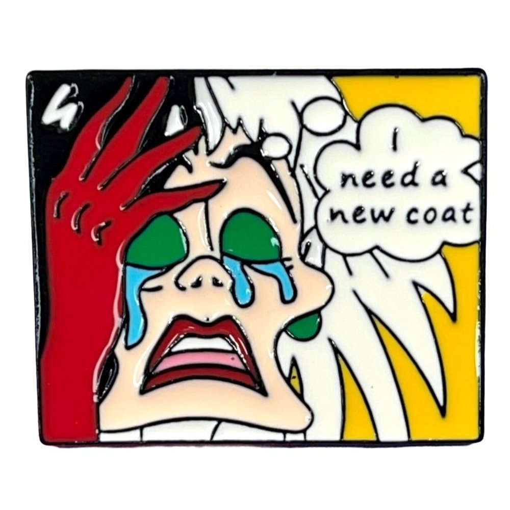 Cruella Villain Lapel Pin 101 Dalmatian Need Coat Brooch Jewelry Accessories